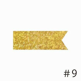 あす楽12時! マスターボウリボン クリスタルナゲットゴールド #9幅3.8cm1巻【pin42776】