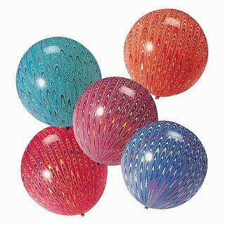 あす楽12時! 【ゴム風船】ピーコックバルーンアソート 吹き後45cm50個入り/袋【SZK50022】