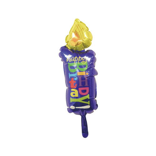 【スティックバルーンお得パック】【10本入り】14” バースデーキャンドル