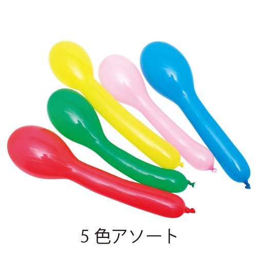 ジェット風船 バラ・7色アソート 100入り TGR80100【EMI】