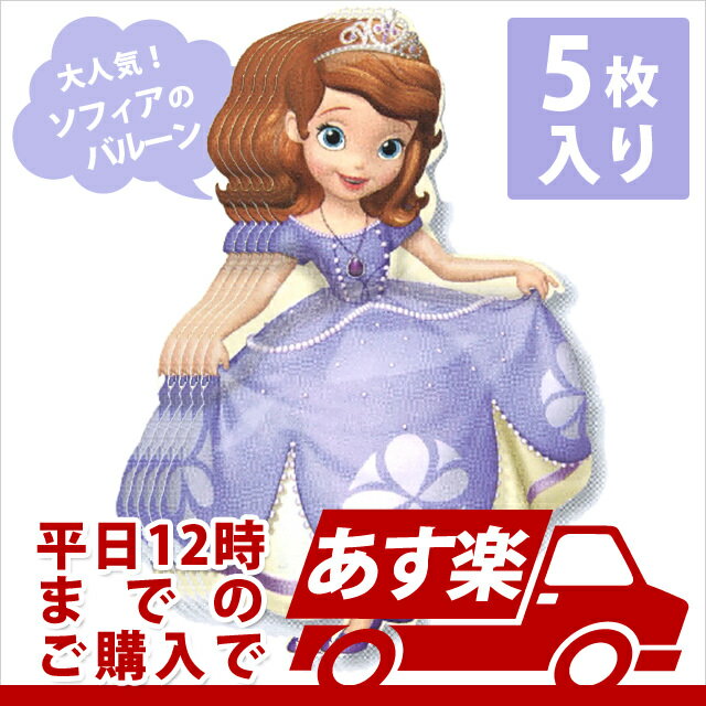 【お得バルーンパック】AGL-SHP ソフィアザファーストポーズ 【5枚1パック】ANG27531【メール便OK】