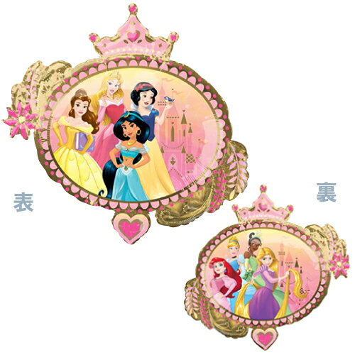 あす楽12時! 【アルミ風船】P-AG L-SHP プリンセスワンスアポンアタイム ディズニープリンセス 1枚【P-ANG3980601】【メール便OK】