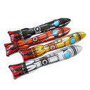 【配り 景品】ビニール玩具 スペースシップロケット 12個 OISVN82128