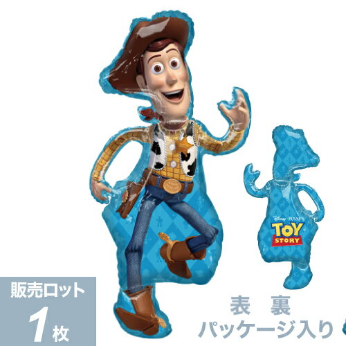 あす楽12時! 【アルミ風船】P-AG LSHPトイストーリー4 ウッディー 1枚【P-AG39872】【メール便OK】