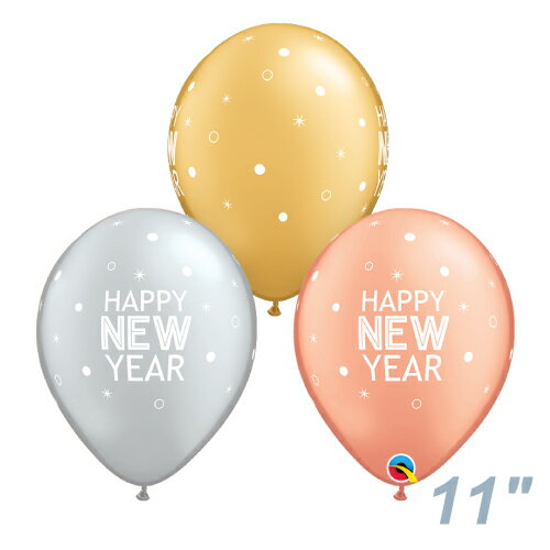 【ゴム風船】正月 newyear ニューイヤーズQL11