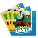 【トーマスパーティーグッズ】PGビバレッジナプキン トーマスオールアボード PG501752(3)