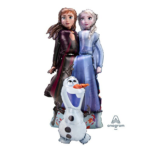 【立つアルミバルーン】147センチ エアウォーカー フローズン2 エルサ アナ オラフ アナと雪の女王 アナ雪 ANG40392【メール便OK】