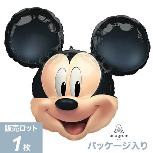 あす楽12時! 【アルミ風船】P-AG LSHP ミッキーマウス ミッキー バルーン 1枚【P-ANG40978】【メール便OK】