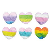 【景品　配り　縁日　祭り　子ども会】ふわふわハートチャーム 12個【　景品 玩具 オモチャ おもちゃ ..