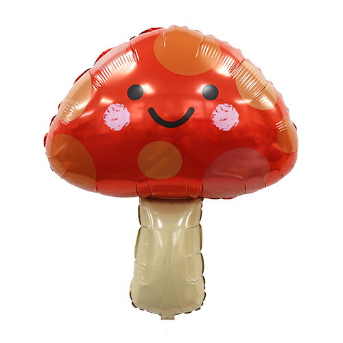 Rakuten - 【お得バルーンパック】BLT23インチ マッシュルーム きのこ　風船　キノコ　茸　キノコバルーン　風船　バルーン【5枚1パック】 【メール便OK】