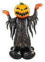 空気で自立! 93cm × 134cm)【ハロウィン オブジェ バルーン 風船】AGエアルーンズラージ パンプキンヘッドゴースト 1枚 ANG43051
