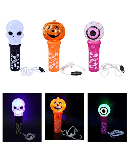 Rakuten - 【景品　光る　ハロウィン景品　祭り】　フラッシュハロウィンクリスタルスティック　24個