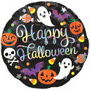 【お得バルーンパック】ハロウィン バルーン 風船 AG 17" イリディセントハロウィン 【5枚1パック】ANG39992【メール便OK】