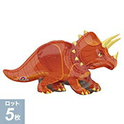 【お得バルーンパック】AGL-SHP トリケラトプス ANG32249 ダイナソー バルーン 恐竜 風船【5枚1パック】ANG32249【メール便OK】
