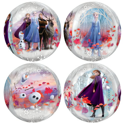 Rakuten - あす楽12時！ 【アルミ風船】球体バルーン　アナ雪　オラフ　エルサ　アナ　風船AG オーブス フローズン2 ANG40391　1枚