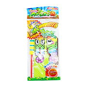 【景品 配り 縁日 祭り 子ども会】びよよ～んカメレオン棒 ペーパーヨーヨー 12個 【景品 玩具 オモチャ おもちゃ 縁日 お祭り マジック 手品 イベント お子様ランチ ランチ景品】