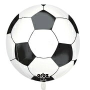 Rakuten - あす楽12時！ 【アルミ風船】球体バルーン　AGオーブス　サッカーボール 　風船AG オーブス 　 1枚