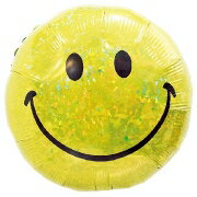 【お得バルーンパック】18インチ スマイリー ホログラフィック【5枚1パック】BLT86605【メール便OK】