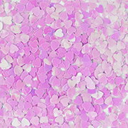 内容量：300g 偏光カラーが可愛い、ハート型のグリッターです。 光の当たり方によって色味が変わり、さりげなくきらめくのが特徴です。 単色タイプなので、カラーを揃えたい装飾にも使いやすく、推し活用のバルーンアレンジにもぴったりです。 バルー...