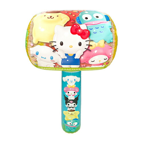 ビニール玩具 サンリオキャラクターズハンマービッグサイズ ぷっくりバルーン (ビニールハンマー キティ マイメロ はんぎょどん クロミ) 1個