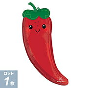【1枚】P-AG L-SHP フード フレンズ チリ ペッパー 1枚 風船 バルーン 【メール便OK】とうがらし 唐辛子 チリ 辛い からい