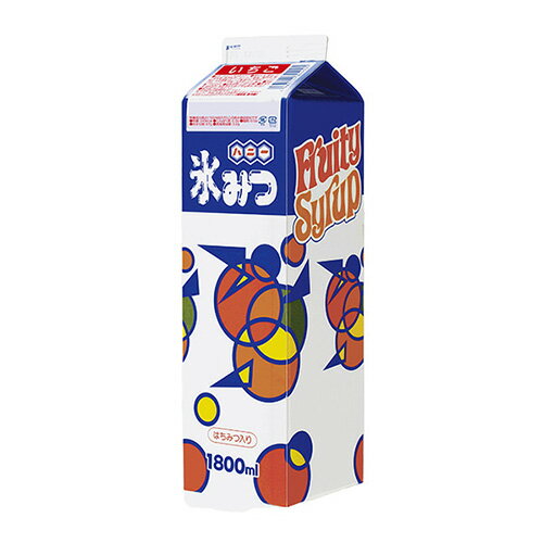 Rakuten - かき氷シロップ　　あす楽12時！ 氷みつA　いちご　　イチゴ　ストロベリー　苺　1.8リットル 　　1本