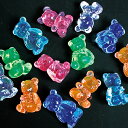 縁日すくい ジュエルアイス アクリルアイス 蛍光クリア ベア 1kg 1袋 KISJI62667