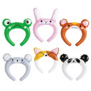 ビニール玩具 動物たちのカチューシャ 24個入り
