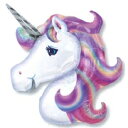 あす楽12時! 【アルミ風船 バルーン】P-AG LSHP パステルユニコーン1枚【P-ANG09900】【メール便OK】