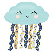 あす楽12時! 【アルミ風船 バルーン】 P-AG LSHP トゥインクルリトルスター 1枚【P-ANG38505】【メール便OK】