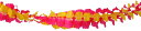 ガーランド 飾り付け ピンク イエロー 300cm 日本製 紙製 デコレーション パーティーグッズ 【4点までネコポスOK】 その1