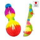 七夕 飾り付け ハニカム ひょうたん 20cmX9cm 日本製 紙でんぐり 店舗装飾 7月のかざり 夏 イベント ディスプレイ 【21点までネコポスOK あす楽】
