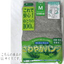 ◇商品説明 抗菌・消臭・防水加工を施した失禁ブリーフです。 ゆとりの100ccで安心！ 吸水帯が目立たず、スタイルは普通のパンツです。 極薄の保水シートを7枚重ねることにより保水力UP！ さっと吸収、その後はさらっとしてドライな履き心地を保ちます。 [こんな時に・・・] ・セキ、クシャミをしたりふいに力を入れた時。 ・旅行やスポーツなどで外出される時。 ・夜間、おやすみの時。 ・排尿の後、尿切れの悪い方。 ※M・Lサイズもございます。（品番：diw663ml） 【配送方法】 2点までメール便でお送りできます!! ※3点以上ご購入は宅配便へ変更させていただきます。 その際、購入金額3980円未満の場合は配送料金が変わりますので予めご了承くださいませ。 お買い物金額3,980円以上で送料無料!!(一部地域を除く) 他商品とも同梱可能です☆ ◆商品情報 ◇サイズ：LL LLサイズ：ウエスト94-104cm ◇カラー：グレー（ワンカラー） ◇素材 身生地：綿100％ 吸水部分：表/ポリエステル100％、中/不織布、裏/透湿防水ポリウレタン ◇生産国：中国 ◆注意事項 商品写真はできる限り実物の色に近づけるよう作成しておりますが、実際の色味とは若干異なって見える場合がございます。 また、お客様が使用する機器の設定やお部屋の照明によっても同様に実際の色味とは異なって見える場合がございます。