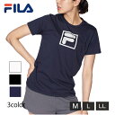 レディース FILA フィラ Tシャツ 半袖 天竺 スポーツ 吸水速乾 日焼け対策 ドライ 軽量 1個までメール便可(4)