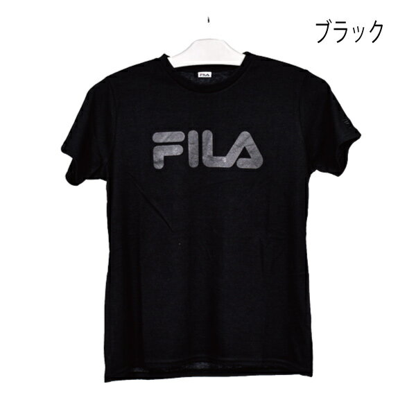 [期間限定クーポン]20%OFF レディース FILA フィラ Tシャツ 半袖 吸水速乾 軽量 スポーツ 日焼け対策 UV遮蔽率90%以上 1個までメール便可