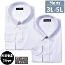 ワイシャツ カッターシャツ メンズ 紳士 3L-5L 長袖 Yシャツ 形態安定 形態安定加工 ボタンダウン レギュラー 大きいサイズ 3L 4L 5L ビジネス 仕事 冠婚葬祭 白 シャツ イージーケア(4)