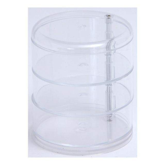 PSコスメ収納 3段ラウンド小物入れ