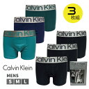 Calvin Klein カルバンクライン ボクサーパンツ 3枚セット 3P ボクサー メンズ 紳士 男性 S M L ブリーフ パンツ 下着 ロゴ プレゼント...