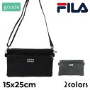 FILA(フィラ) ショルダーバッグ 小さめ サコッシュ 1点までメール便可 ミニバッグ 斜め掛けバッグ マチなし 薄型 普段使い サブバッグ スマホポーチ シ...