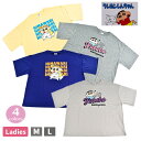 婦人 レディース クレヨンしんちゃん 半袖 Tシャツ トップス ひまわり シロ プリント キャラクター M L 【1点までメール便可】