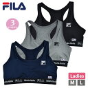 FILA フィラ ハーフトップ カップ付き レディース インナー 下着 ブラジャー 婦人 女性 アンダーウェア 吸水速乾 DRY スポーツ 部活 ジム ブランド...
