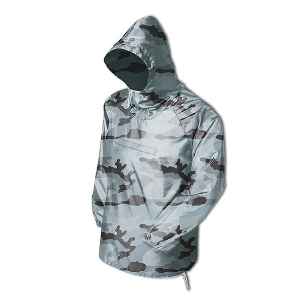 メンズ 迷彩ポリエステルヤッケ　紳士 ウィンドブレーカー 強力撥水 農作業 釣り 登山 カモフラ 2