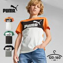 プーマ tシャツ 半袖 キッズ ジュニア 男の子 子供用 春夏 おしゃれ puma 120cm 130cm 140cm 150cm 160cm トップス 半袖 スポーツ 子供服 ブラック ブルー ロゴ 中学校 運動会 小学校 小学生 メール便送料無料