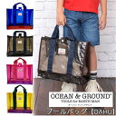 プールバッグ 男の子 女の子 小学生 キッズ ジュニア OCEAN＆GROUND オーシャン&グラウンド トート型 スイムバッグ 透明 キッズ ジュニア 男の子 女の子 子供用 スイミングバッグ ビーチバッグ