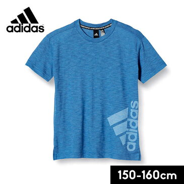 《最終値下》アディダス tシャツ 半袖 キッズ ジュニア 男の子 女の子 100cm 110cm 120cm 130cm 140cm 150cm 160cm adidas サマー 半袖Tシャツ JKX67 白 ホワイト ロゴTシャツ ブランド 杢柄 運動会 幼稚園 小学生 小学校 春夏 子供服 トップス 半袖 子供用 決算 セール