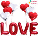 【MAX30%OFFクーポン!★まもなく終了!】【 空気入れ 大きい LOVE+予備1セット ハート バルーン セット 】 風船 バルーン 空気入れ アルミバル...