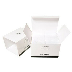 シャネル ギフト レディース（3000円程度） CHANEL(シャネル)LE COTON ロゴ入りオーガニックコットン 100枚入 オリジナルショップバッグ ※この商品はラッピングできません