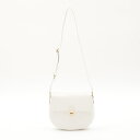 FURLA (フルラ) グレン レザー CHALK 白 ホワイト GLENN Shoulder bag ポシェット 斜め掛け ショルダーバッグ レディース ハイブランド