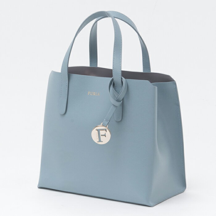 FURLA (フルラ) サリー S レザー AVIO h ブルー SALLY S Tote bag ハンドバッグ トートバッグ レディース ハイブランド