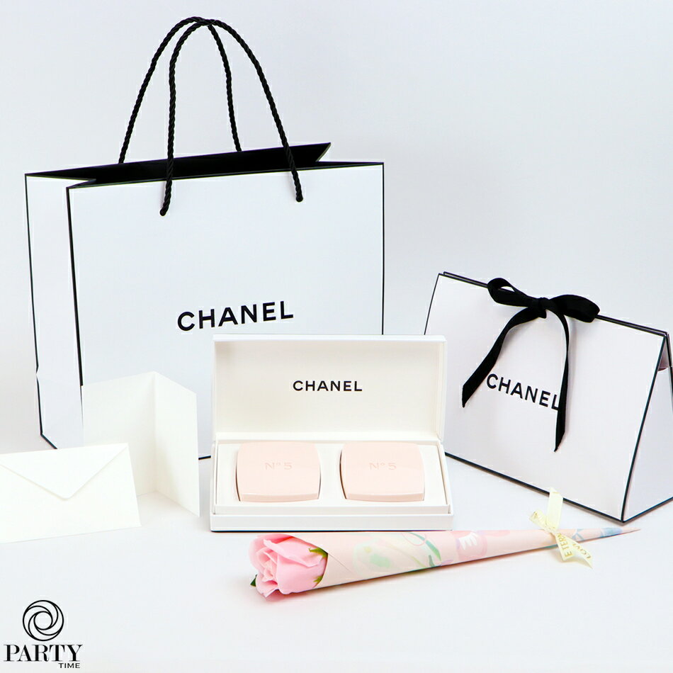 【あす楽 14時〆 土日も出荷】 CHANEL(シャネル) N°5 (ナンバー5) サヴォン (石鹸) ギフトセット【季節のソープフラワーブーケ】